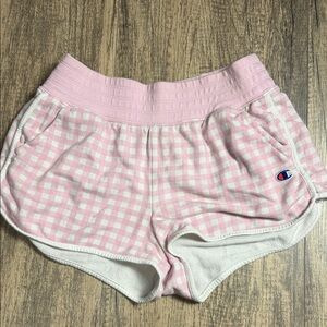 Champion Pink Checkered Shorts